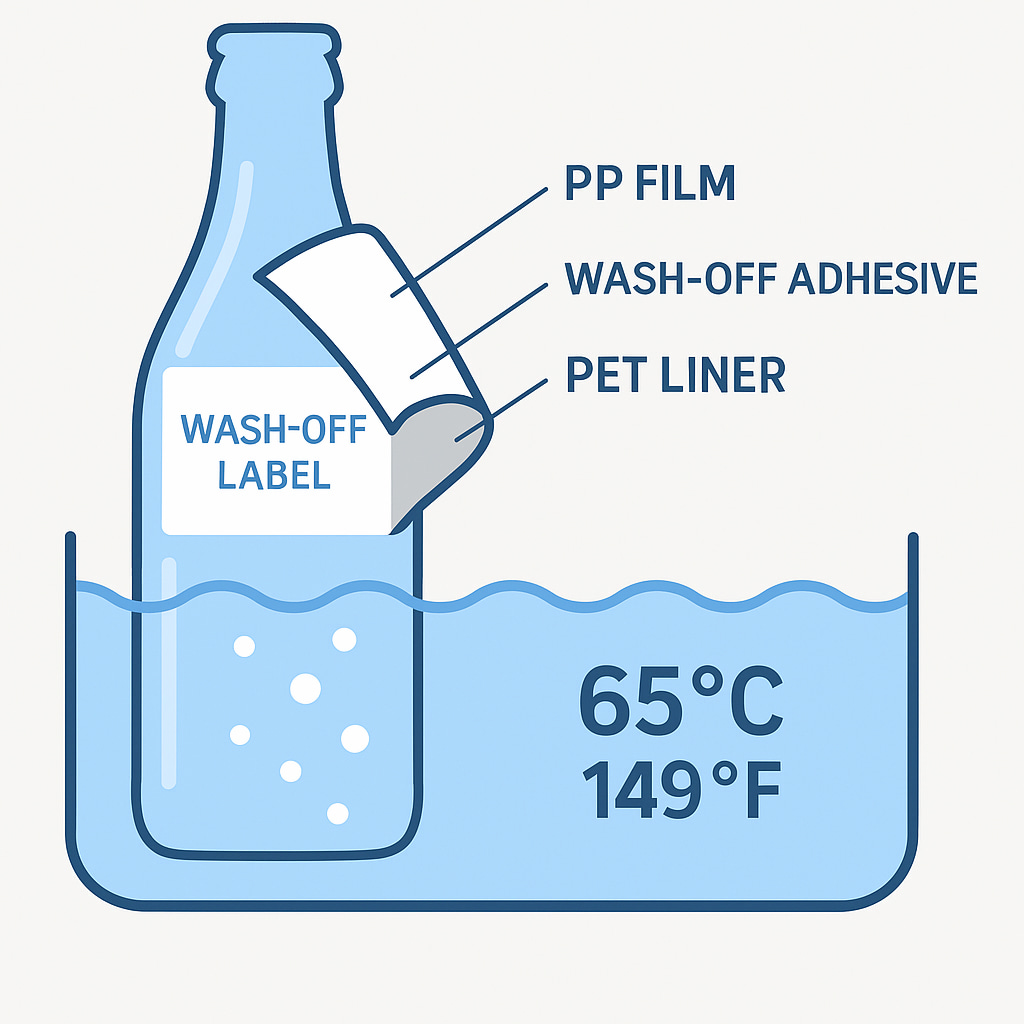 Wash-off Label