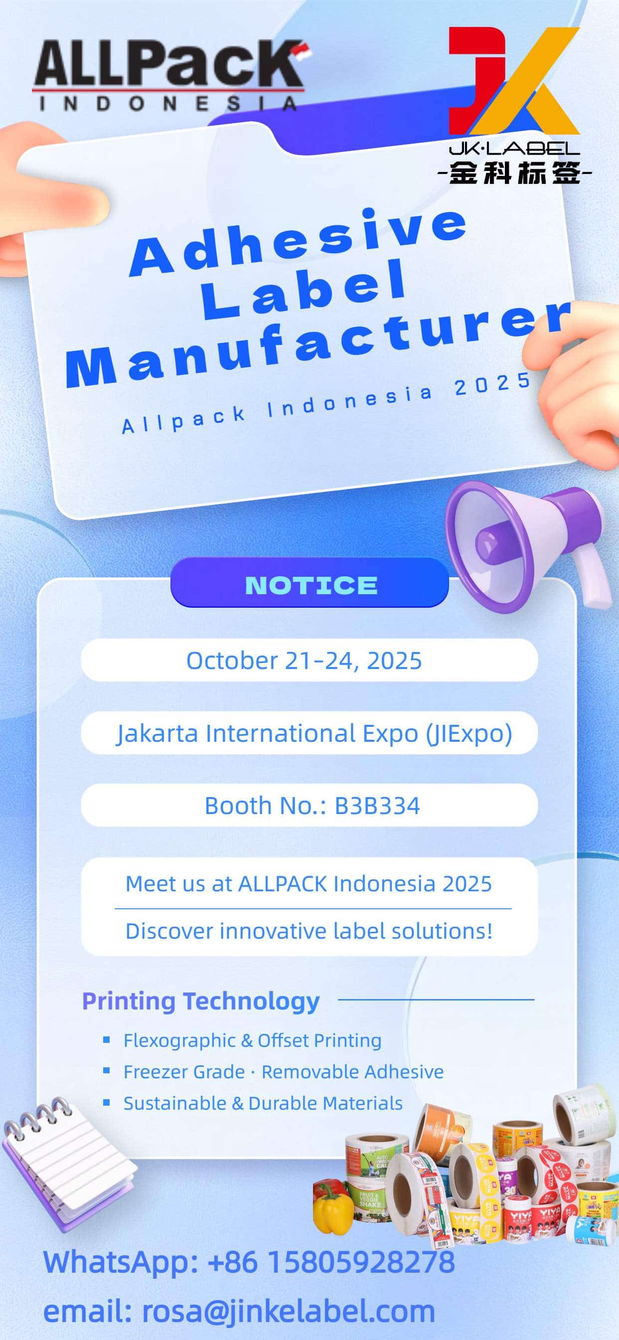 We’re Ready for Allpack Indonesia 2025! See You Tomorrow in Jakarta!